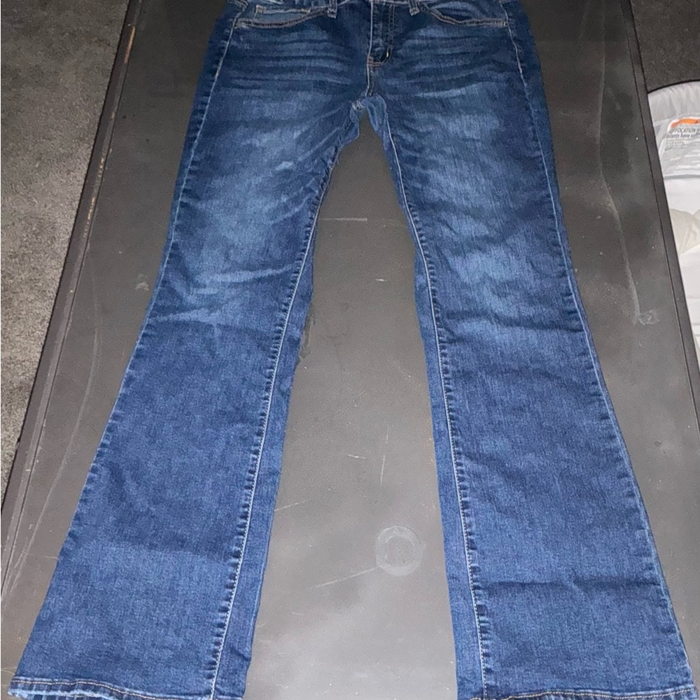 SO Women's Dark Blue Flare Jeans